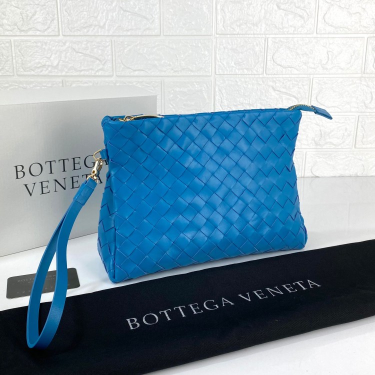 BOTTEGA VENETA CLUCH NEW SEASON MAVİ